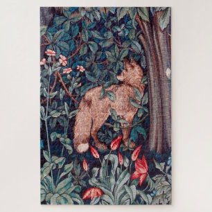 Puzzle Fox en el bosque, William Morris