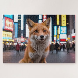 Puzzle Fox en Times Square
