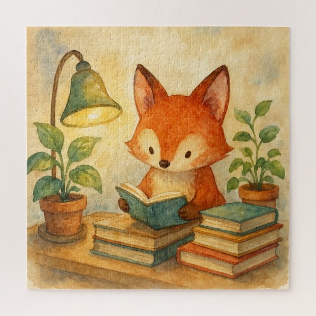 Puzzle Fox Reading Nook (Vertical)