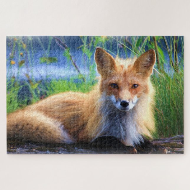 Puzzle Fox rojo (Horizontal)