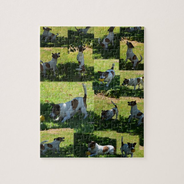 Puzzle Fox Terrier, El Día Duro, (Vertical)