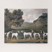 Foxhounds in an English Landscape (George Stubbs)