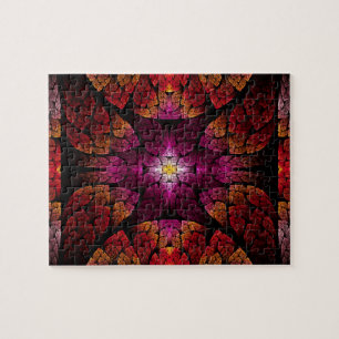 Puzzle Fractal - Azteca - El ojo que todo lo ve