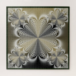 Puzzle Fractal de espejo negro