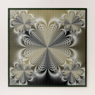 Puzzle Fractal de espejo negro