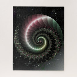 Puzzle Fractal espiral en una sierra estrellada