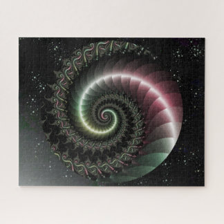 Puzzle Fractal espiral en una sierra estrellada