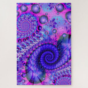 Puzzle Fractal púrpura