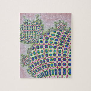 Puzzle Fractales formados artesanía generada por