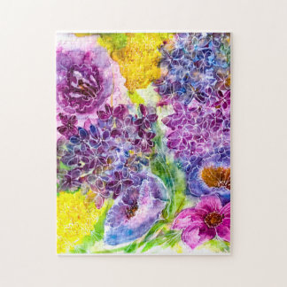 Puzzle Fragilidad dulce acuarela floral moderna