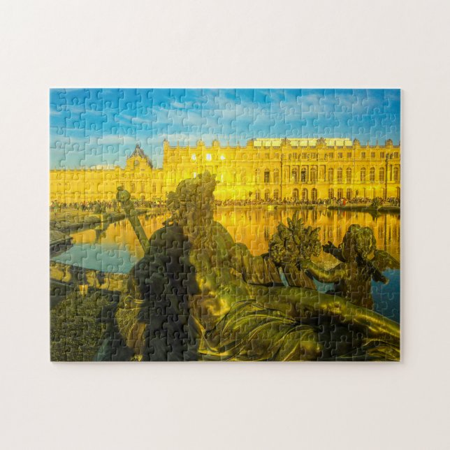 Puzzle Francia Arquitectura París Sunset Versailles (Horizontal)