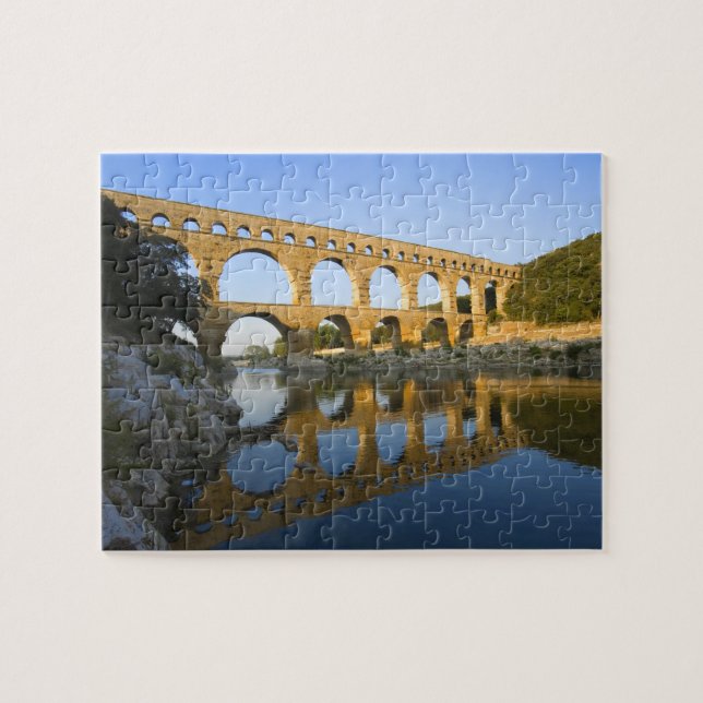 Puzzle Francia, Aviñón. El acueducto romano Pont du Gard (Horizontal)