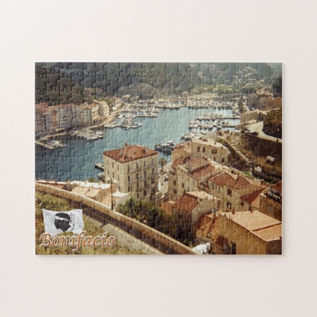 Puzzle Francia - Córcega - Bonifacio - (Horizontal)