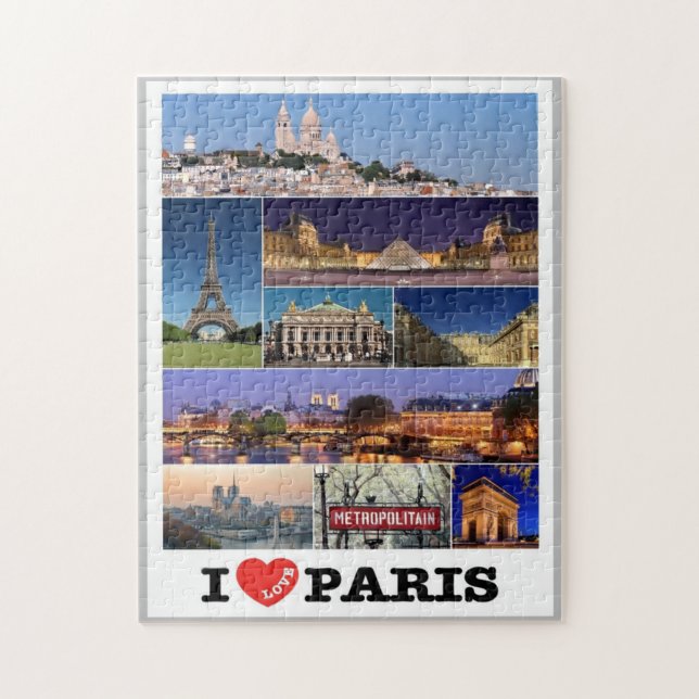 Puzzle Francia - París - Amo - (Vertical)