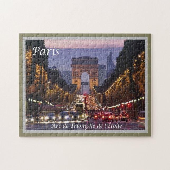 Puzzle Francia - París - Arc de triomphe de l'Étoile (Horizontal)