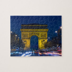 Puzzle Francia, París. El Arco de Triunfo y la