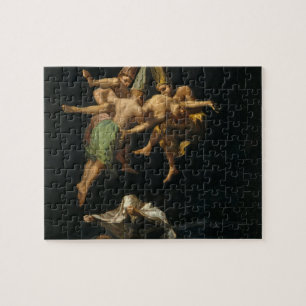 Puzzle Francisco de Goya Vuelo de brujas 1798