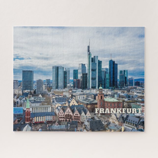 Puzzle Frankfurt, Alemania City View (Horizontal)