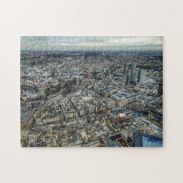 Puzzle “Frankfurt desde el cielo – Trama urbana” (Horizontal)