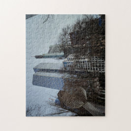 Puzzle “Frankfurt en equilibrio – Arte, árboles y 