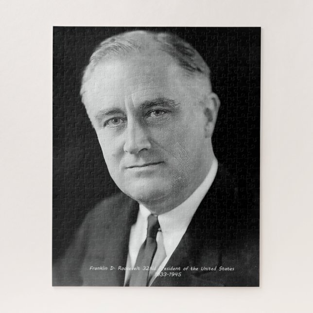 Puzzle Franklin D. Roosevlt 32° presidente de Estados Uni (Vertical)