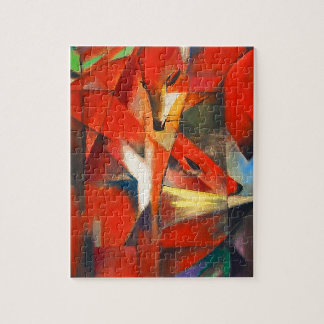 Puzzle Franz Marc los zorros (Vertical)