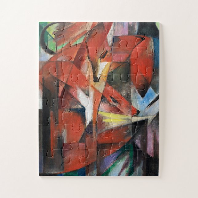 Puzzle Franz Marc The Foxes (1913) (Vertical)