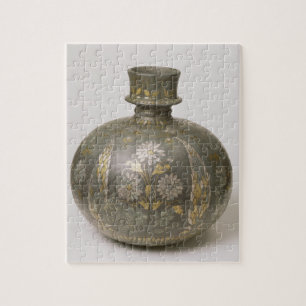 Puzzle Frasco de Mughal (trabajo de metalistería)