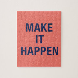 Puzzle Frase motivadora para hacer que suceda