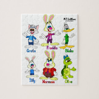 Puzzle Freddie Bunny & Amigos