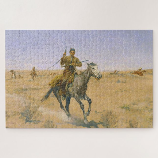 Puzzle Frederic Remington La Huida 1895 (Horizontal)
