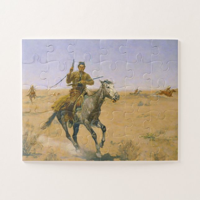 Puzzle Frederic Remington La Huida 1895 (Horizontal)