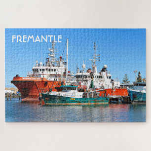 Puzzle Fremantle: naves de suministro y barco de pesca, A
