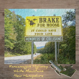 Puzzle Frene por alce Kancamagus Highway New Hampshire