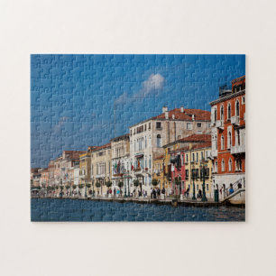 Puzzle Frente al agua a lo largo del Gran Canal de Veneci