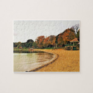 Puzzle Frente al lago Lemán, Wisconsin