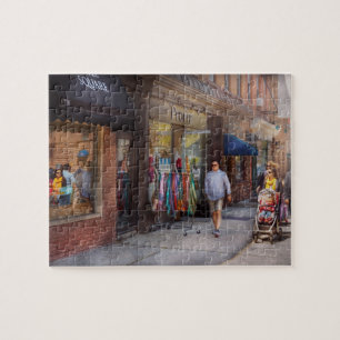 Puzzle Frente de tienda - Hoboken, NJ - Gente