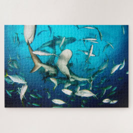Puzzle Frenzy del tiburón submarino 20"x30"