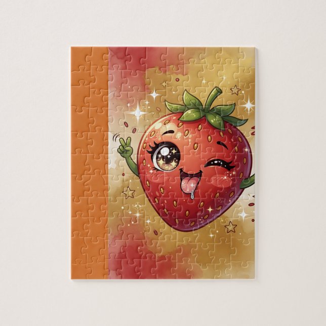 Puzzle Fresa Guiñando (Vertical)