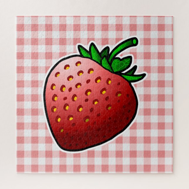 Puzzle Fresa roja (Vertical)