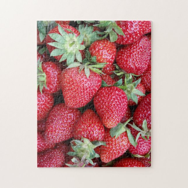 Puzzle fresas frescas (Vertical)