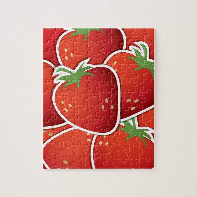 Puzzle Fresas funky (Vertical)