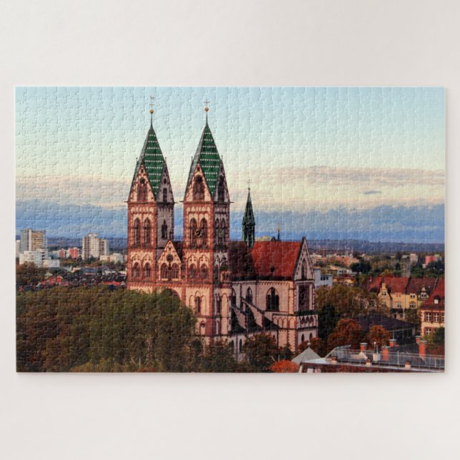 Puzzle Friburgo I m Breisgau Alemania. (Horizontal)