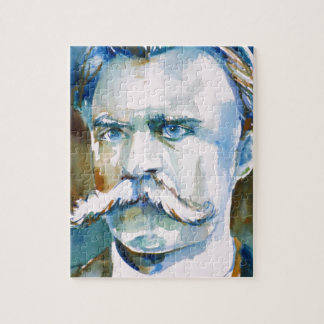 Puzzle friedrich nietzsche - retrato acuarela