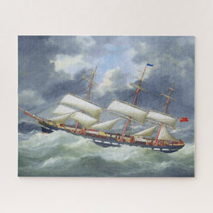 Puzzle Frigate Training ship Atalanta 1885
