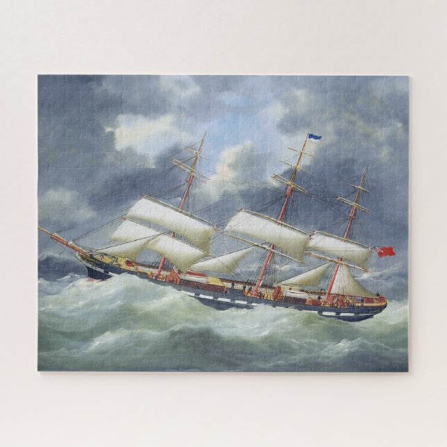 Puzzle Frigate Training ship Atalanta 1885 (Horizontal)