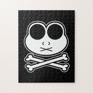 Puzzle Frog Cross Bone