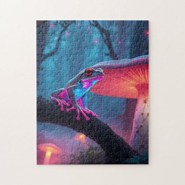 Puzzle Frog Magic Mushroom (Vertical)