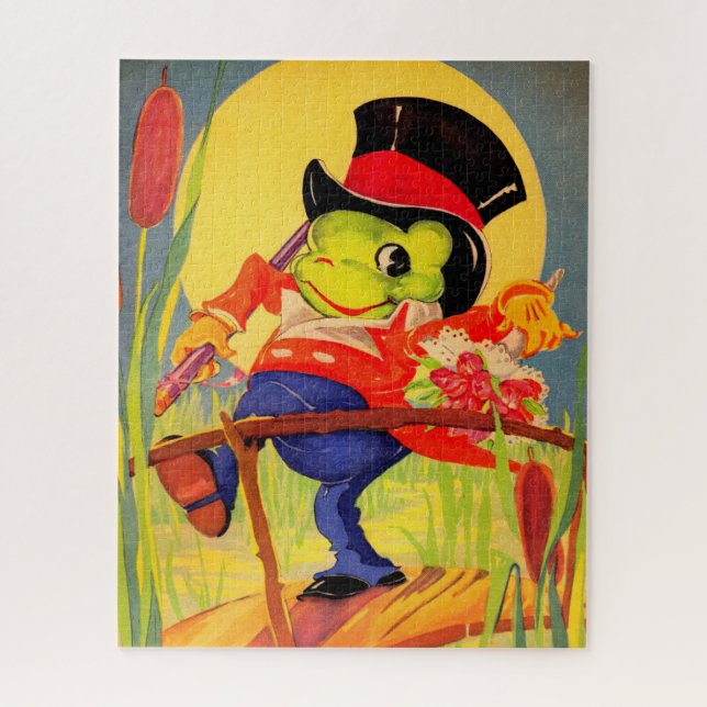 Puzzle Froggy se fue a la corte’ (Vertical)