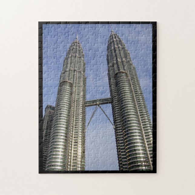 Puzzle frontera de torres de petronas (Vertical)